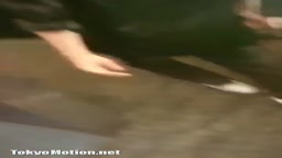 ゲーセントイレSEX　ばれた瞬間