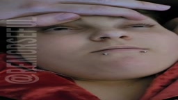 Chubby girl limp play