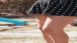 Asian Wife Upskirt Washing Day
