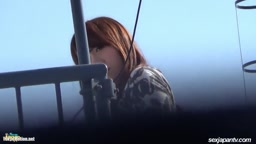 421) 誘惑露出オナニー