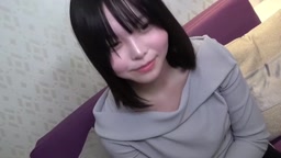 （無修正）黒髪で清楚な色白ちゃんは感度良すぎだし中出し！