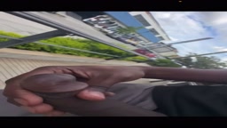 Encoxada cum on bubble booty