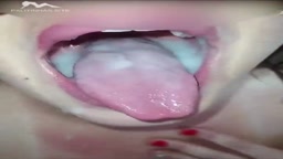 ごっくん   ホットワイフ  #Bukkake