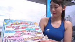 ビ〇トコインで一発当てたチビの俺が目前の海で高身長ビーチバレー娘をナンパ！ 素肌と水着の隙間にチン★コキお願い！ 最後は、低身長コンプレックス解消のナマ中出し！！マジックミラー号撮って出し！～れいな選手編～