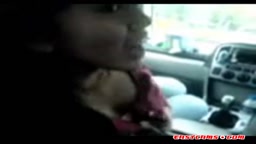 Asian Babe Gives Blowjob in a Car - Amateur Indonesian Video