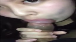 白ギャル フェラ