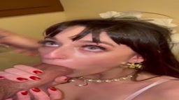 That's a good girl... Throat open brain off