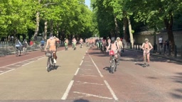 World Naked Bike Ride in London
