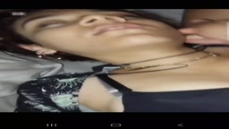 My friend's girlfriend stay at home for a party and drink too much and I take the opportunity to play and record it