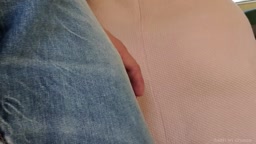 Encoxada touch grab ass in public bus