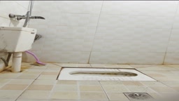 シャワー中　華麗な立ちション