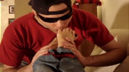 Jamie captured, tied and foot licked