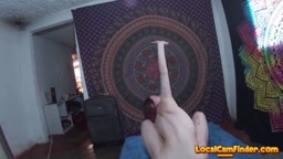 Naked Yoga Routine by a Stunning Teen Babe