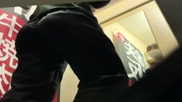 バイト着替え中にオナニー