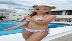 水着ギャル  お尻①