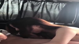 みんな大好き車内フェラ