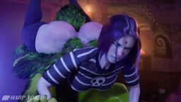 Beastboy Hogties and Hardcore Fucks Raven