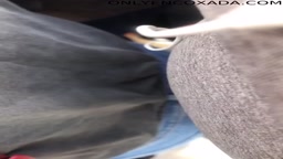 Encoxada she was ok feeling a hard dick