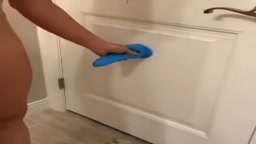 Bad Mom masturbates next to