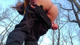 Outdoor Anal Fingering Solo