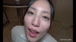 （無修正）最強ビジュのスレンダー美女のフェラは最高！中出しも決めました！