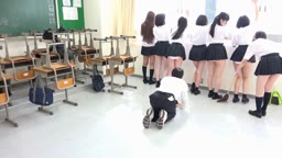 JK 長谷川さん 特見え パンチラ