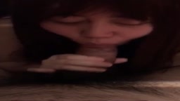 恥ずかしがる美人なパパ活女子にフェラさせた1 無修正　個人撮影