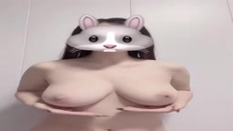 拾い　爆乳　ショート