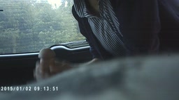 車内フェラ