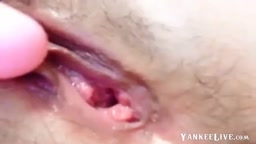 Big-Ass Girlfriend's Creamy Orgasm with Vibrator Caught on Cam