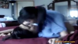 Mahasiswi Lesbi: Indonesian Amateur Couple Explore Their Sexuality