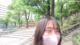 美巨乳色白くびれ素人無修正野外露出アナル舐め