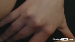 Amateur Pretty Babe Strips and Plays on Webcam