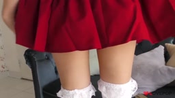 red dress up skirt