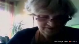 Mature Cam Show with Amateur Granny