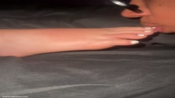 sucking sister's sleeing feet