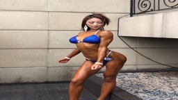 ビキニフィットネス屋外