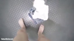 階段ですれ違ったらアウト露出撮影