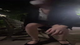 space 男の娘 露出オナニー