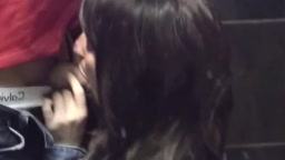 German Amateur Couple's Public Bathroom Blowjob and Facial at McDonald's