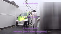 【女装露出】ずぶ濡れの服のまま･･･