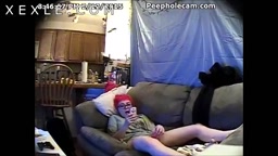 Spy Couch masturbation 2