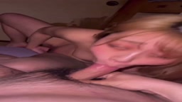 ごっつい鬼フェラしながらオナニーする変態