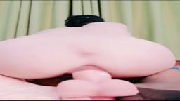 大きなアナルディルドとアナルぽっかり6