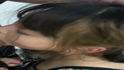 地雷系　階段　フェラ