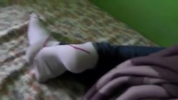 Unconscious girl feet 8