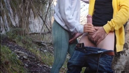 朝の森でのランニング中のサプライズ。