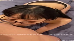 メガネ娘のディープフェラとアナル舐め