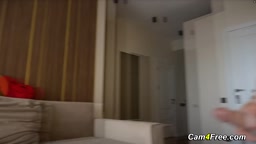 Blondie Fucking Her Pussy with Intense Passion