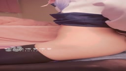 黑白丝独角兽侧坐撅屁股次金金